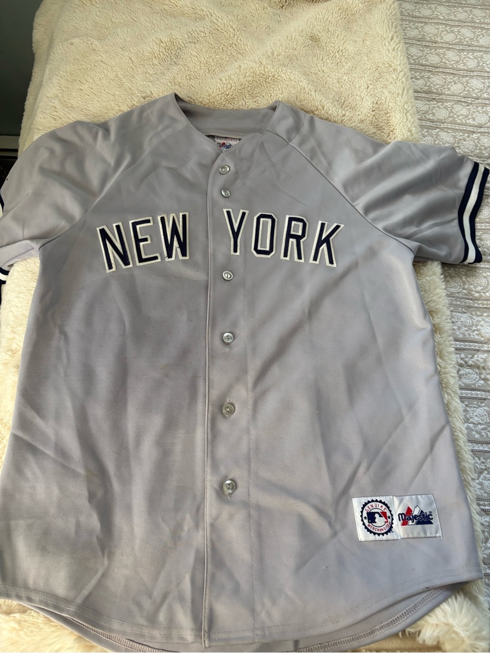 Majestic Yankees away jersey- retired 21 Paul O’Neil Baseball Jersey